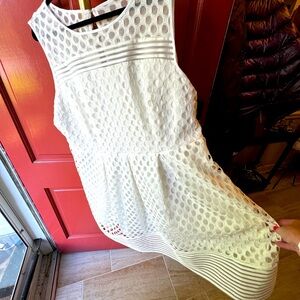 Stunning Ivory Dress Bridal Fit and Flare by Sandra Darren Macy’s 24w